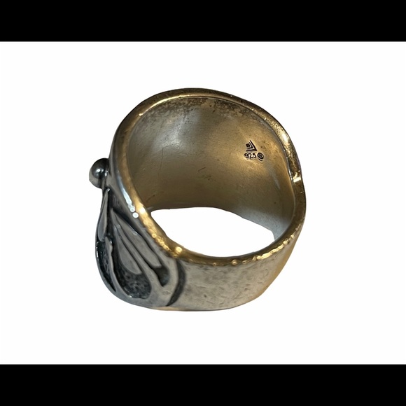 Silpada Sterling Floral Vine Holy Trinity Ring 6 - Picture 5 of 6